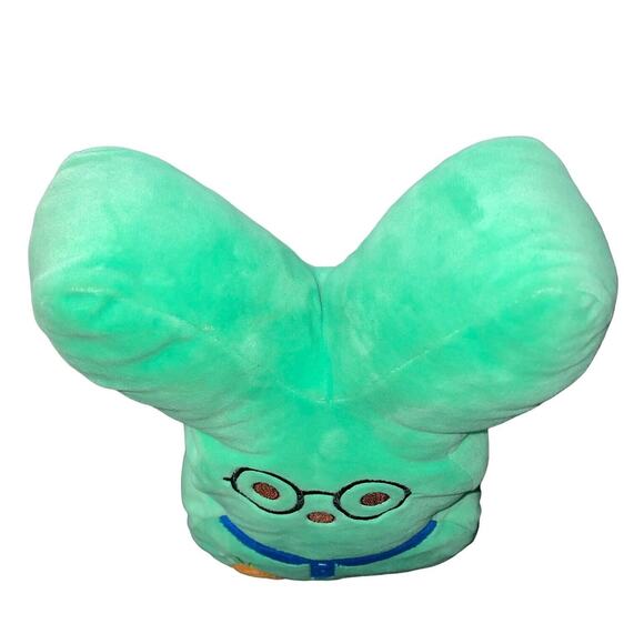 Peeps Plush Bunny Rabbit Easter Baby Nerd Carrot Green Orange Pink Lot of 2 12" - Picture 8 of 14